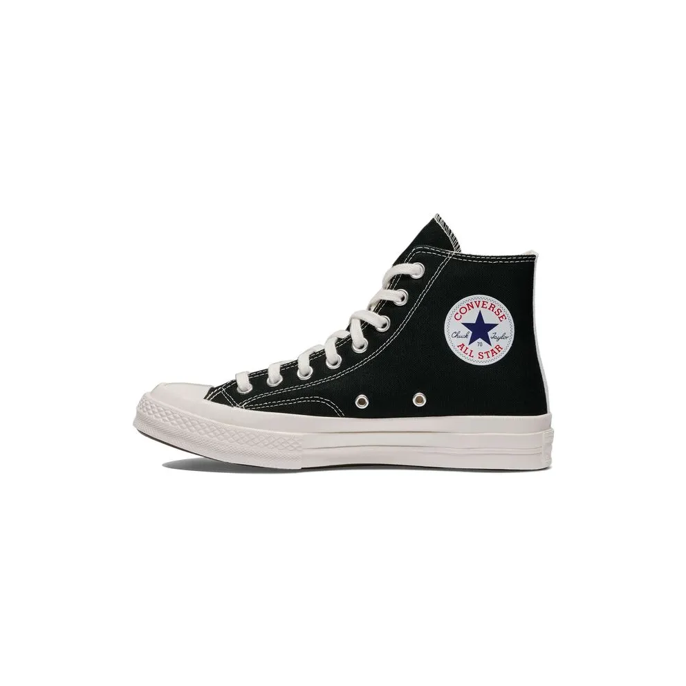 Converse X Comme Des GarÇons Play X Converse Chuck Taylor Heart-print “Blue” (AZ-K129-001 BLACK)