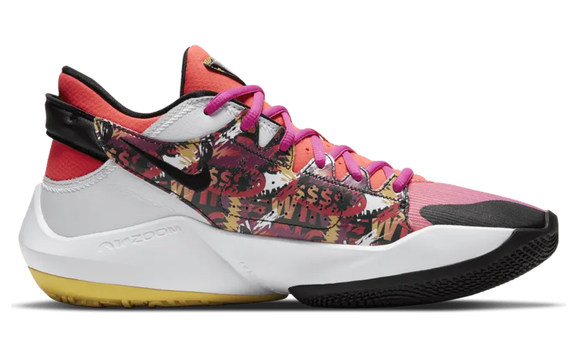 Nike Zoom Freak 2 NRG ‘Gradient Fade’ Bright Crimson/Fire Pink/White/Black (DB4689-600)