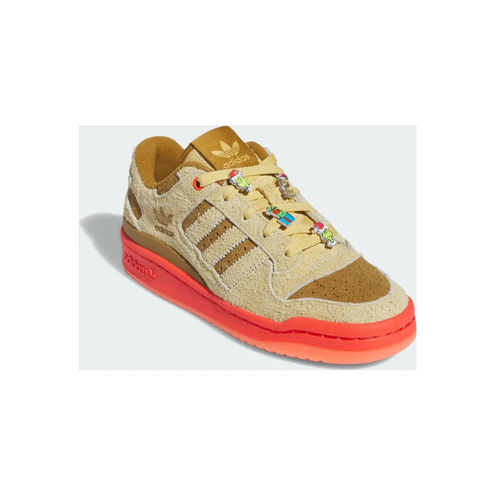 adidas Forum Low CL The Grinch Oat / Bright Red / Bronze Strata (IG7066)