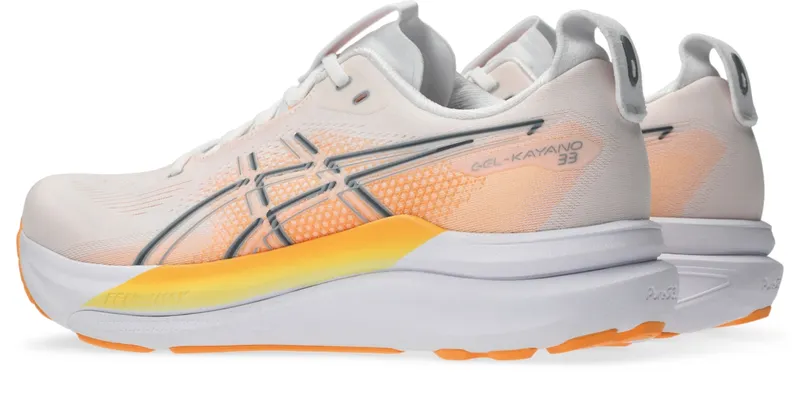 ASICS GEL-KAYANO 33 “White / Stadium Orange” (1011C167-101)
