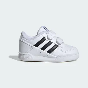 adidas Team Court 2.0 Str Comfort Closure Shoes Kids “Cloud White / Core Black / Cloud White” (ID6637)