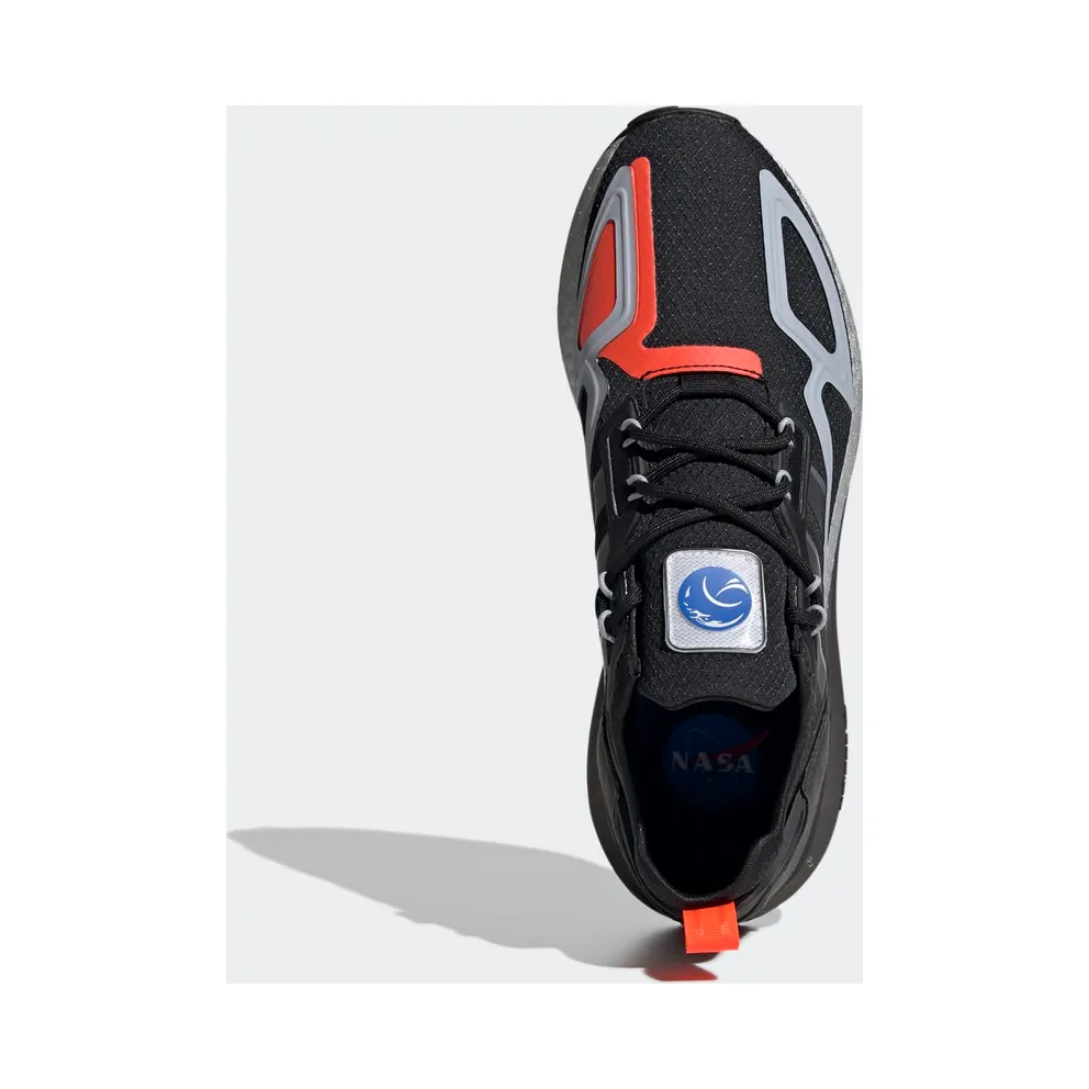 adidas ZX 2K Boost Core Black / Halo Silver / Glow Blue (FY5724)
