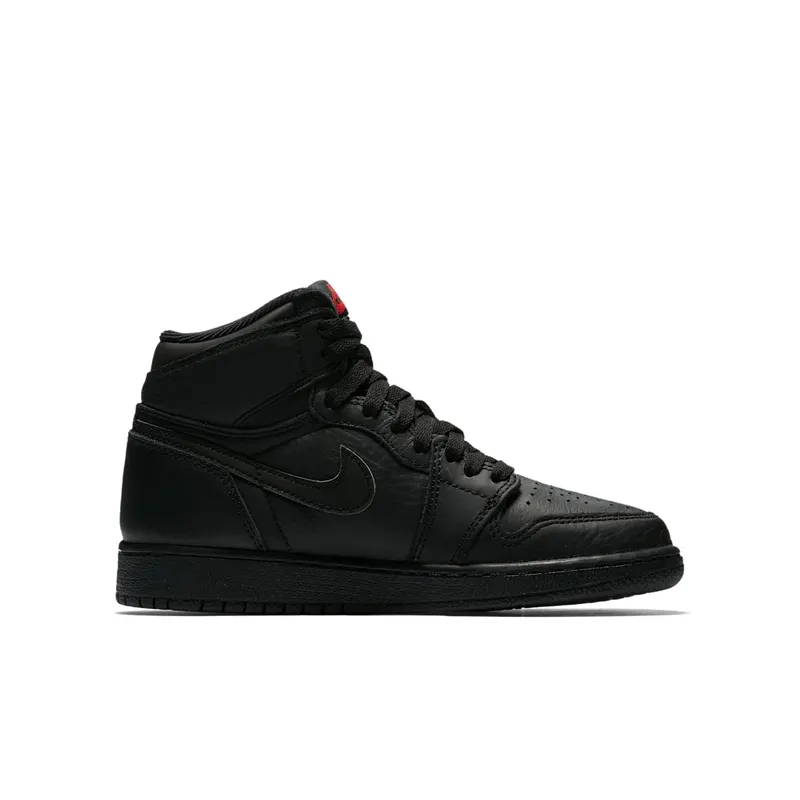 Jordan 1 Retro High OG Essentials Black (GS) Black/University Red (575441-022)