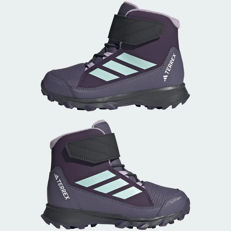 Adidas Terrex Snow CF CLIMAWARM Winter Shoes Kids Aurora Plum / Semi Flash Aqua / Powder Plum (JR4190)
