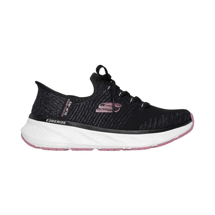 Skechers Slip-ins Relaxed Fit Edgeride – Impression “Black / Pink” (150470BKPK)