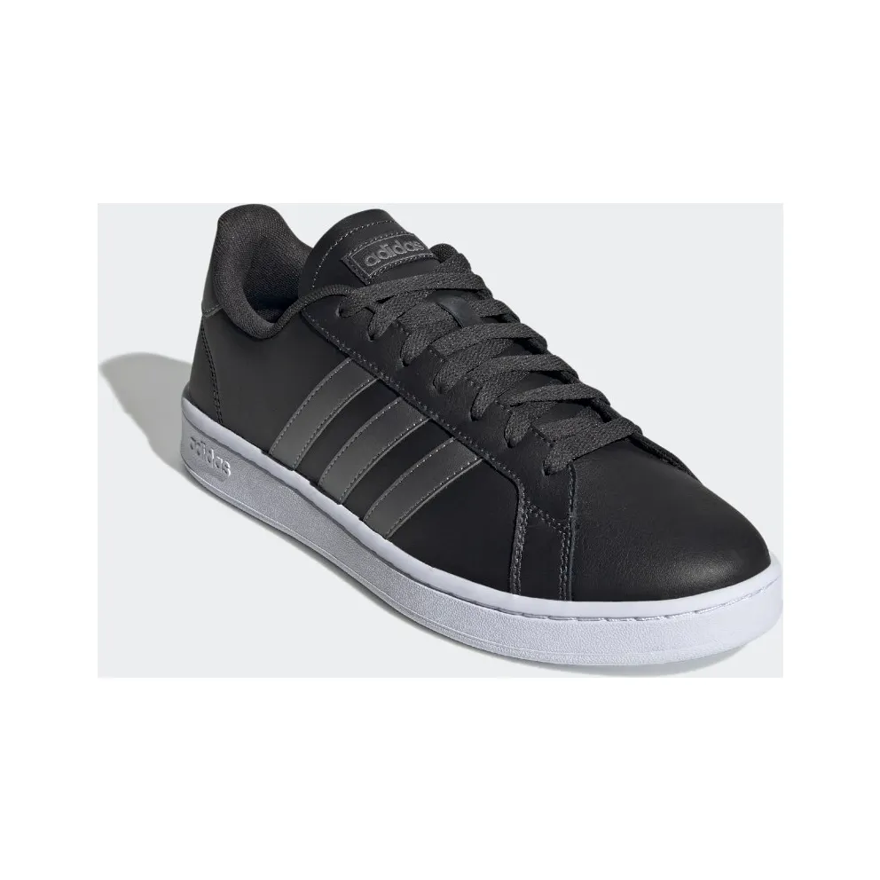 Adidas Grand Court Carbon / Iron Metallic / Cloud White (H04547)