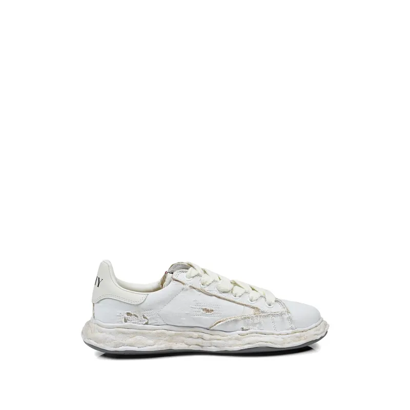 Maison Mihara Yasuhiro Charles OG Sole Ripped-canvas “White” (A16FW716)