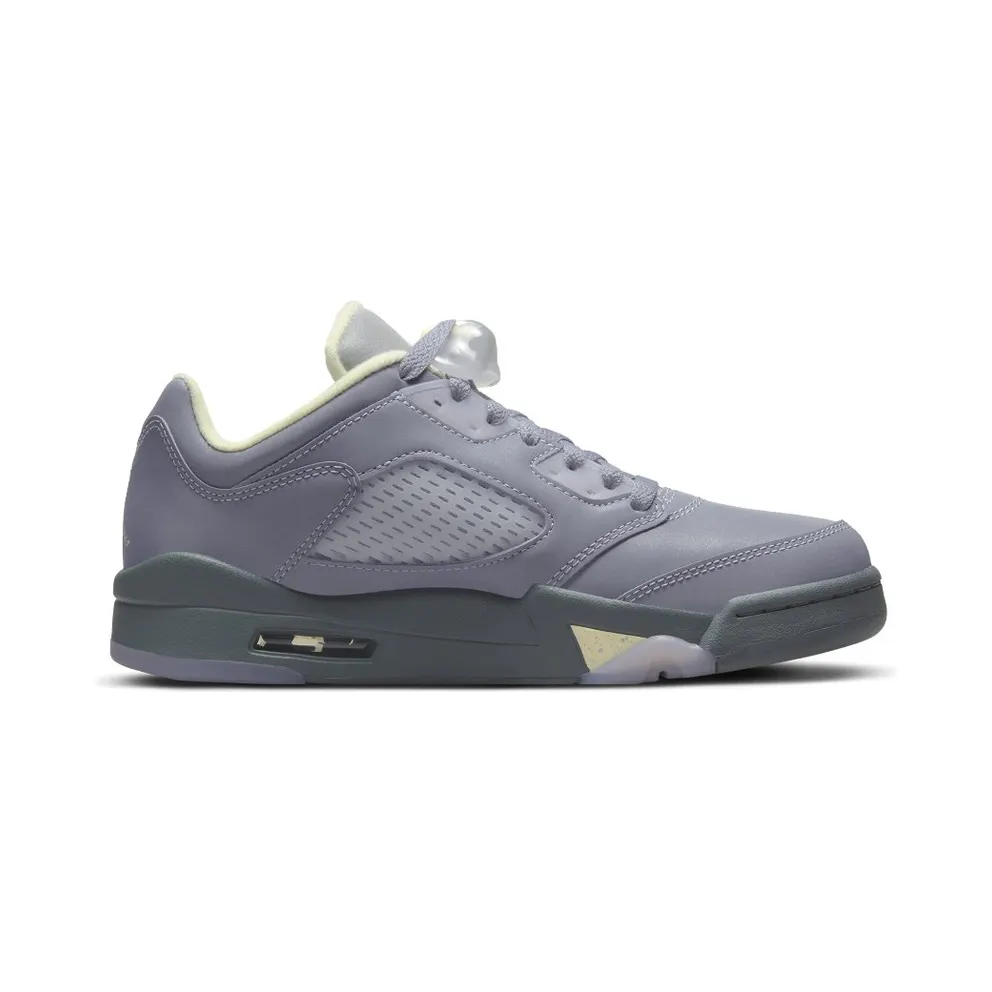 Air Jordan 5 Retro Low Indigo Haze/Metallic Silver/Alabaster/Fire Red (FJ4563-500)