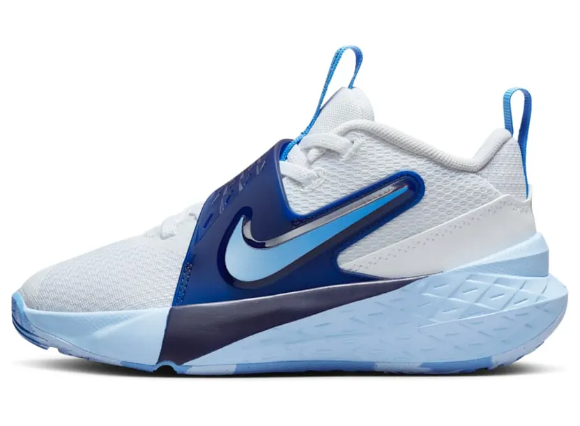 Nike Team Hustle D 12 White Psychic Blue Midnight Navy University Blue (HF6280-100)