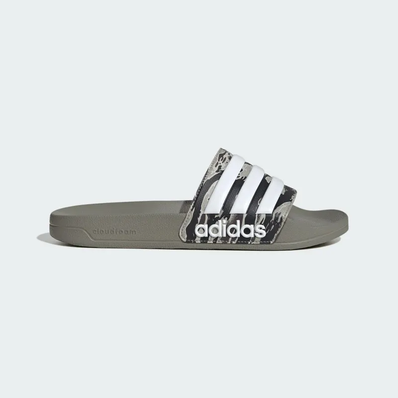 Adidas adilette Shower Slides Silver Pebble / Silver Pebble / Cloud White (JQ2295)