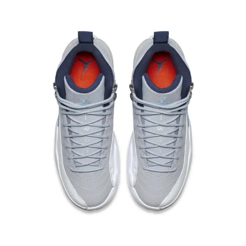 Jordan 12 Retro Grey University Blue (GS) (153265-007)