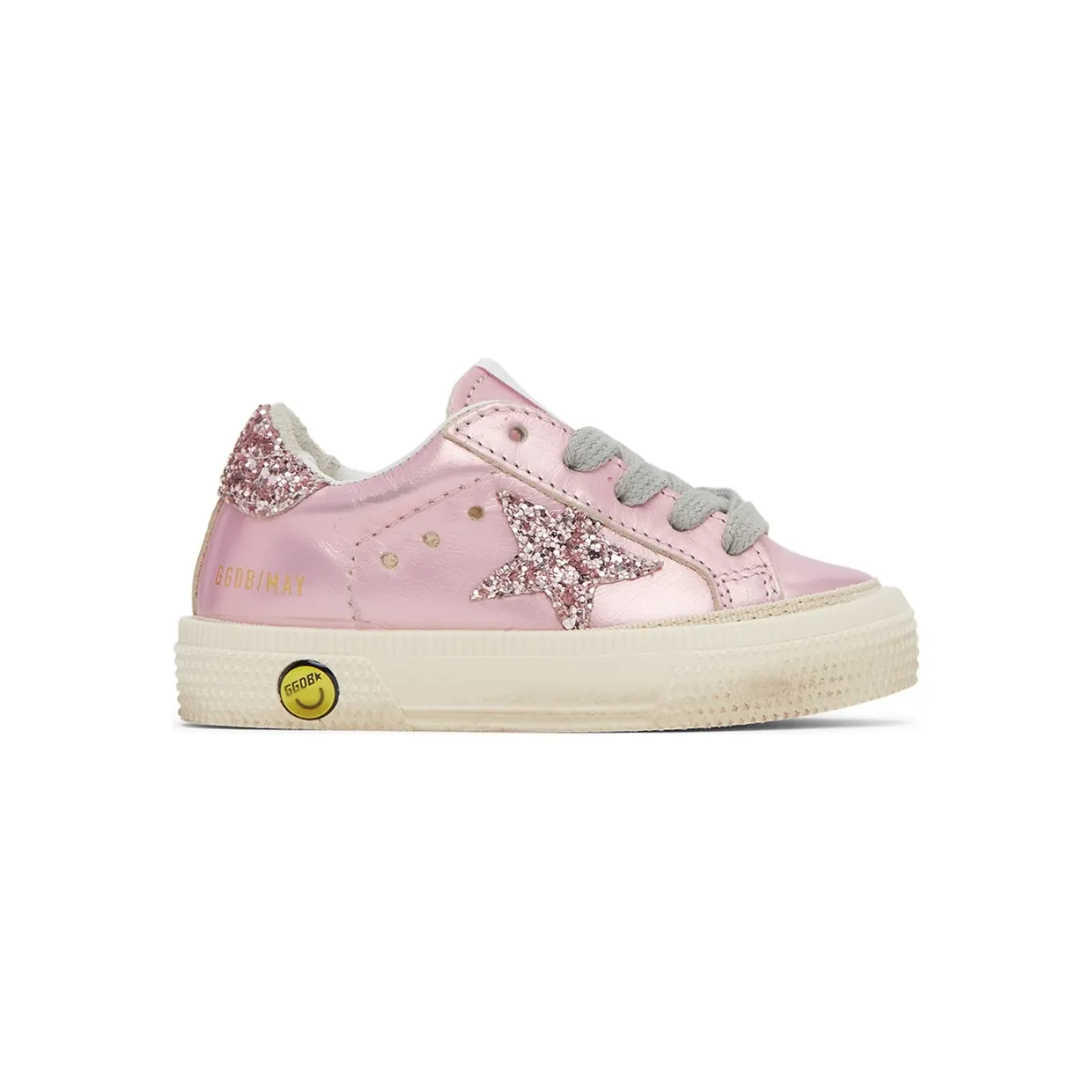 Golden Goose Baby Pink Glitter May Sneakers (GJF00112.F001991.25594)