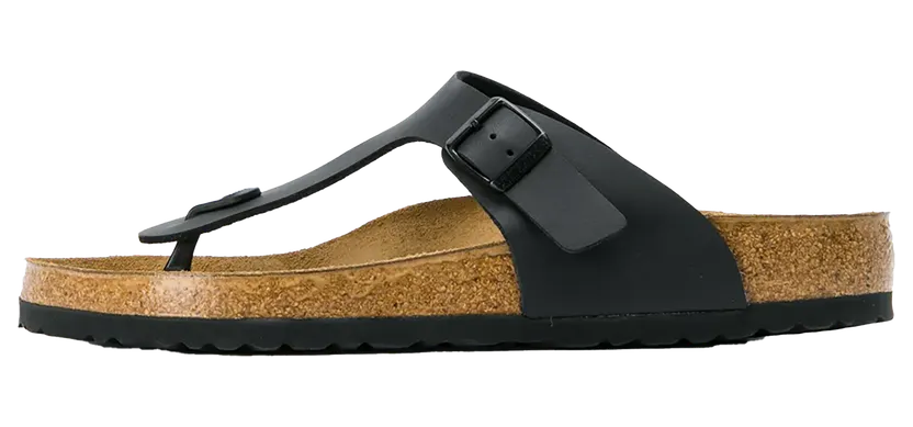 Birkenstock Gizeh Birko-Flor “Black (Regular/Wide)” (0043691)
