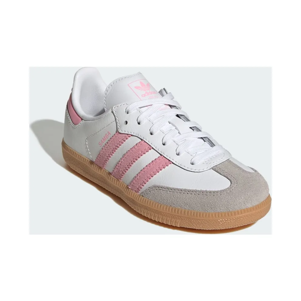 Adidas SAMBA OG Shoes Cloud White / Light Pink / Gum (JQ2024)