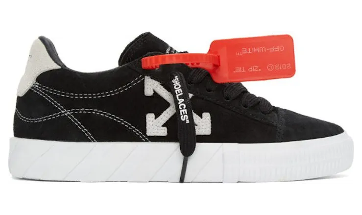 OFF-WHITE Vulc Low Black White Sole (OWIA216F20LEA0011001)