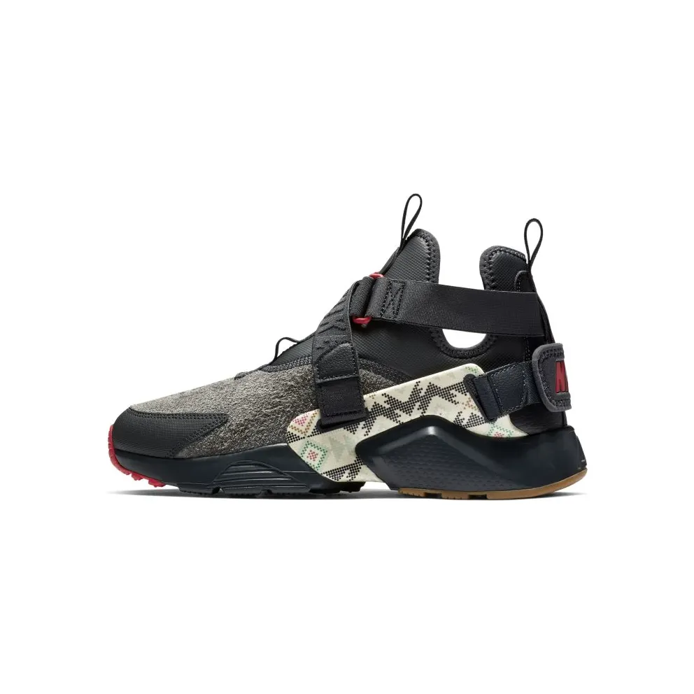 Nike Air Huarache City Utility N7 (W) Anthracite/Light Cream-University Red (AT6170-001)