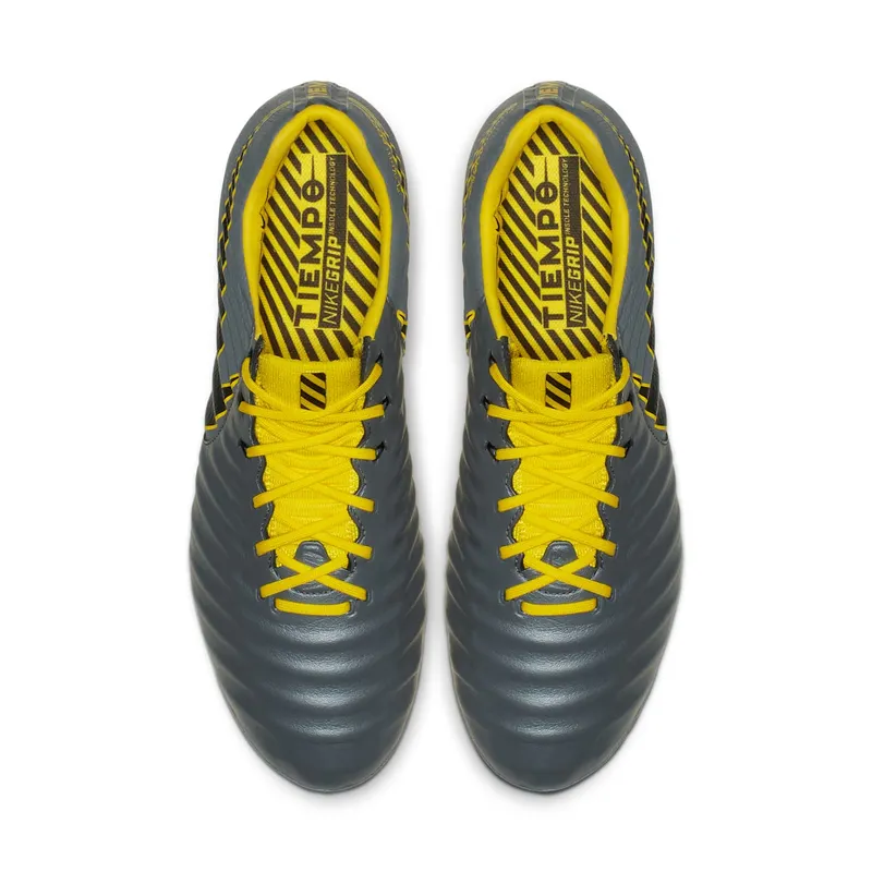 Nike Tiempo Legend 7 Elite FG “Dark Grey Opti Yellow” (AH7238-070)