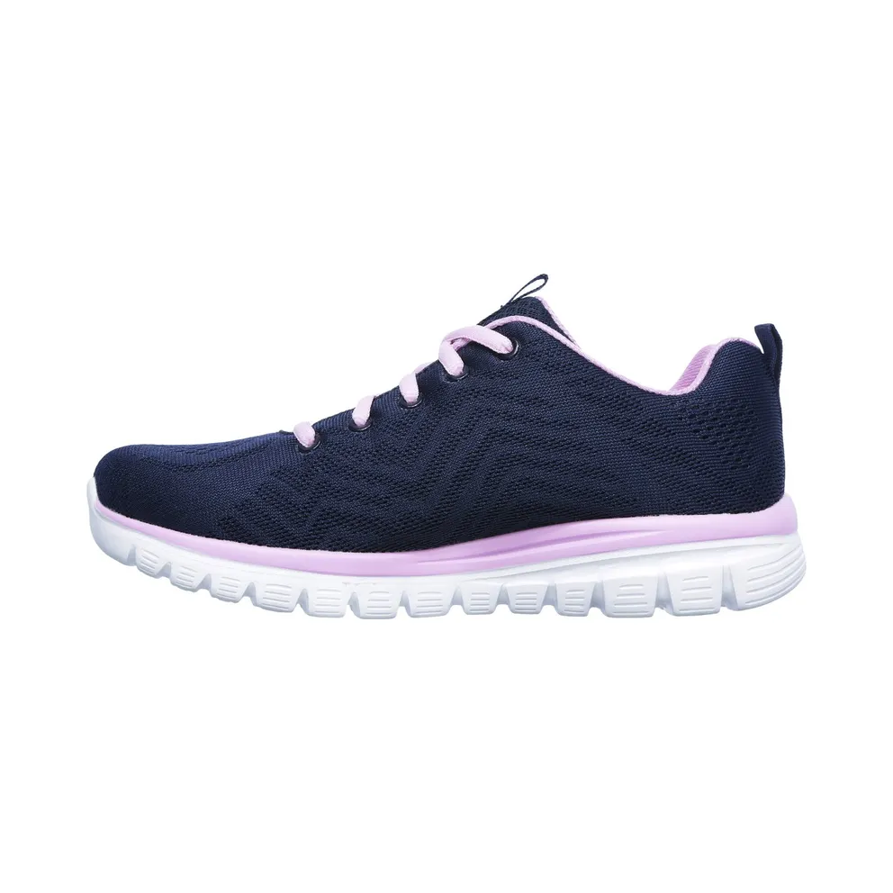 Skechers Graceful – Get Connected Sneaker Marine/Pink