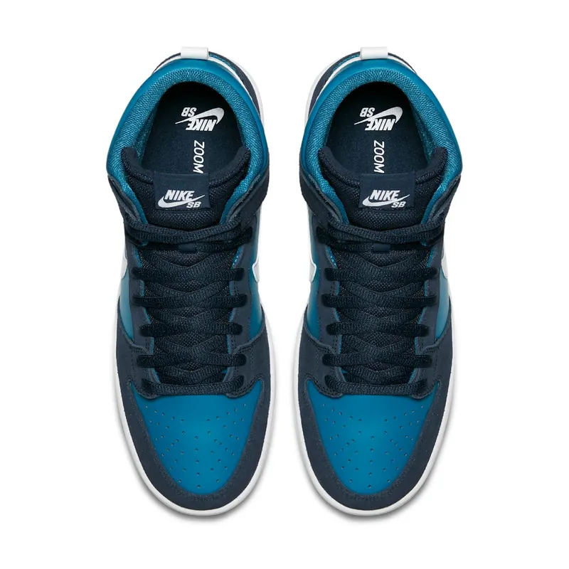 Nike SB Dunk High Industrial Blue Obsidian/White-Industrial Blue (854851-414)