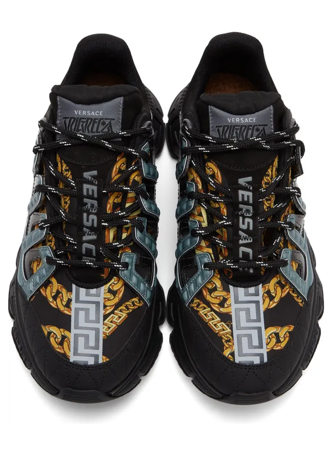 Versace Black Trigreca Sneakers (*DSU8094 1A02707) (5)