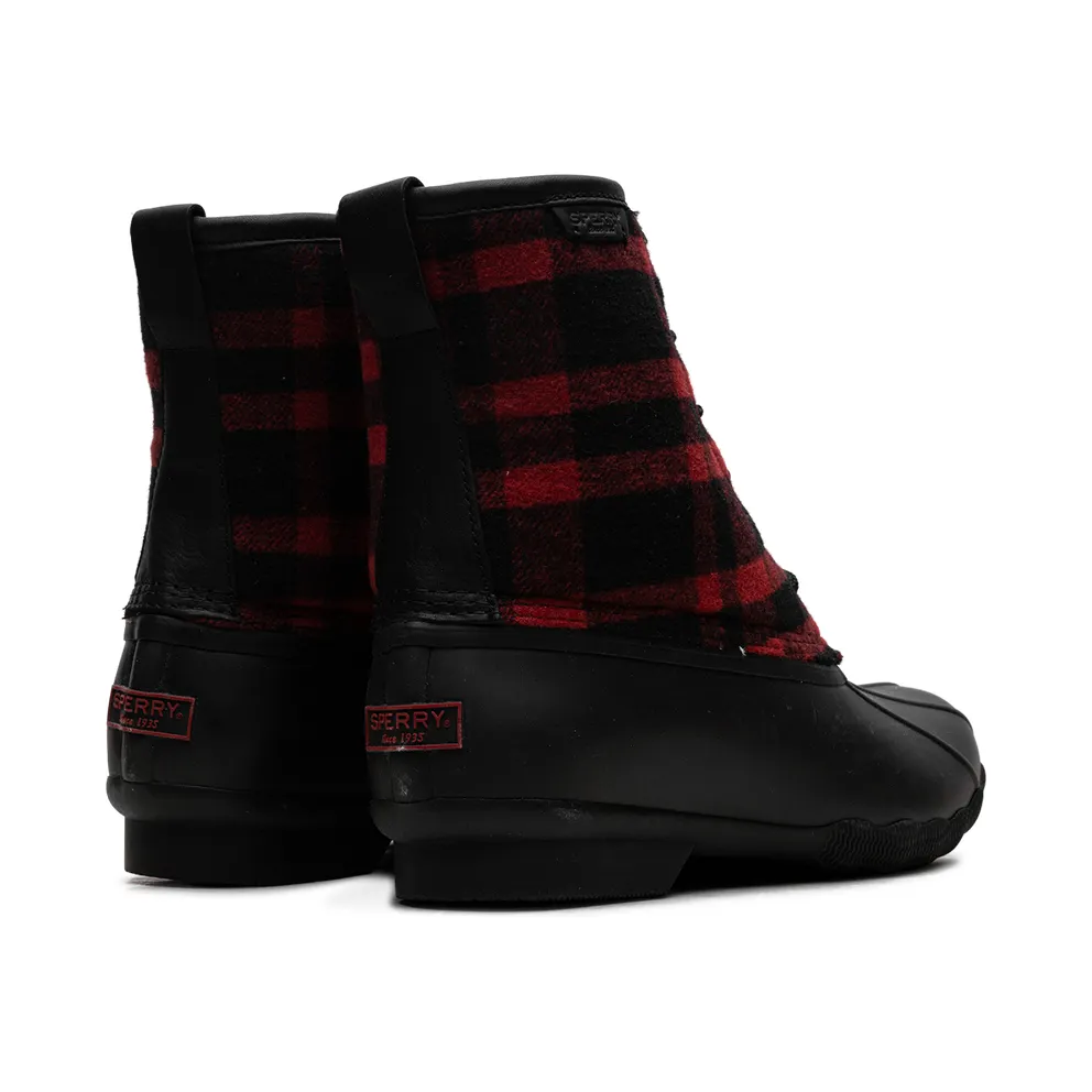 Sperry Saltwater Duck Boot “Black/Red” (STS23075)