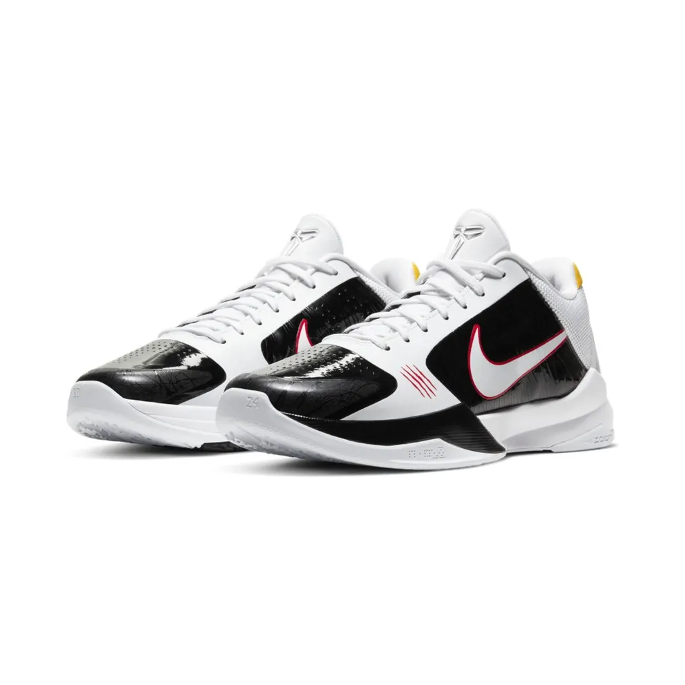 Nike Kobe 5 Protro Bruce Lee Alternate White/Black-University Red-Varsity Maize (CD4991-101)
