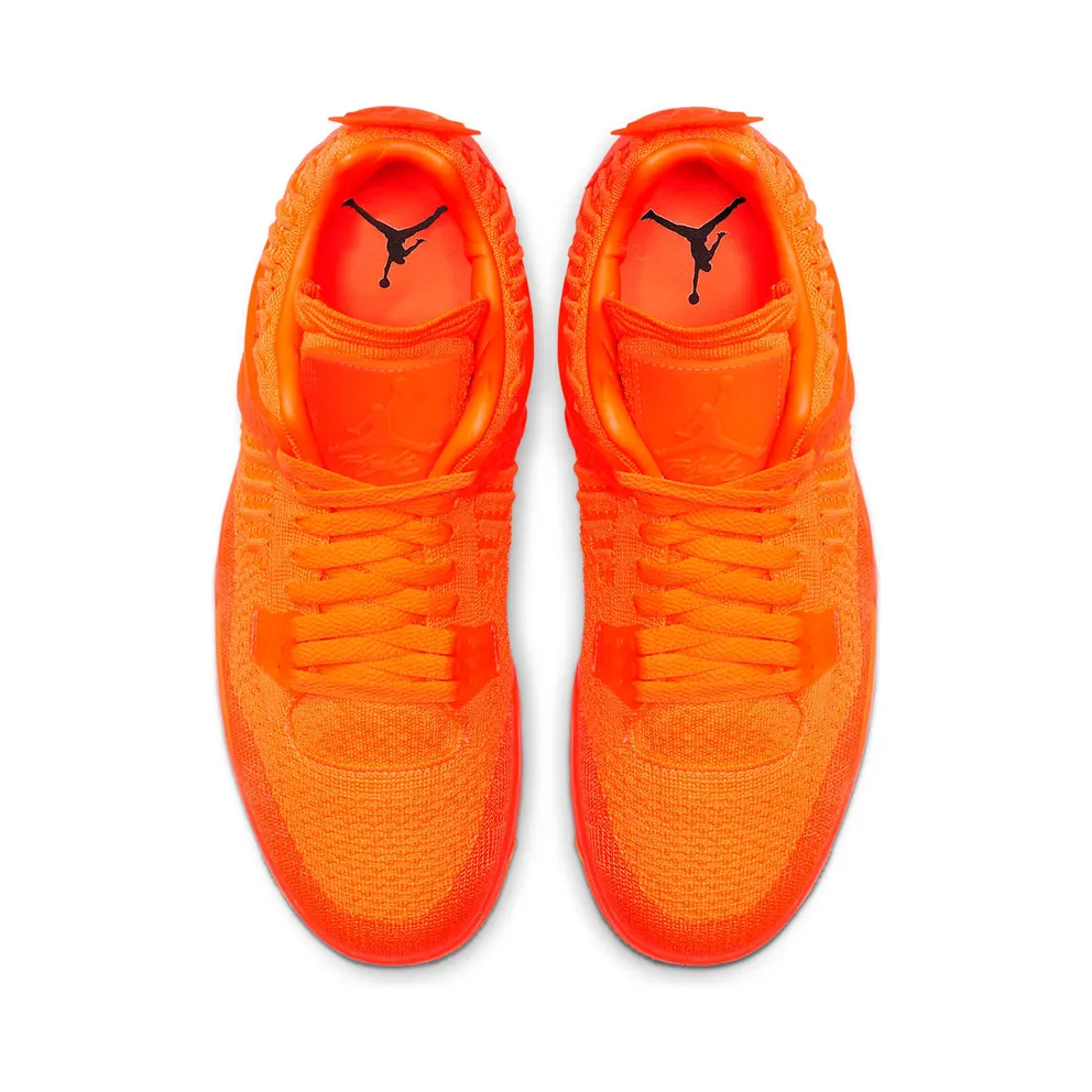 Jordan 4 Retro Flyknit Orange Orange/Black-Orange (AQ3559-800)