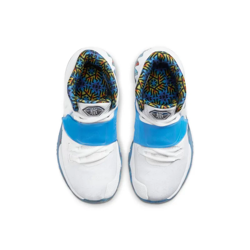 Nike Kyrie 6 White Sapphire Crimson (PS) White/White-Sapphire-Laser Crimson (BQ5600-146)