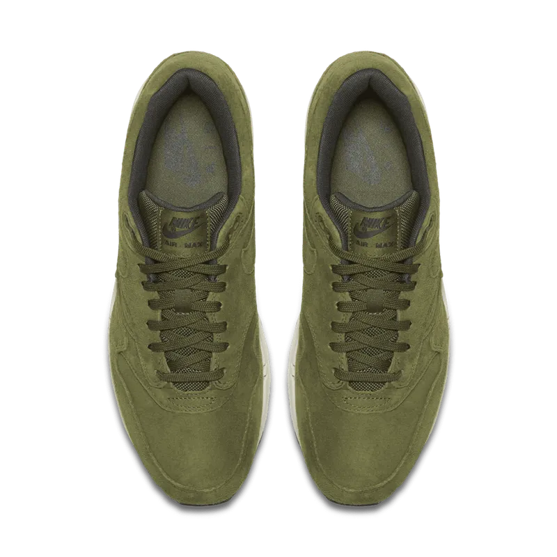 Nike Air Max 1 Olive Canvas Suede Olive Canvas/Sequoia-Light Bone-Olive Canvas (875844-301)