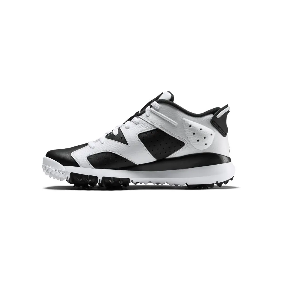 Jordan 6 Retro Golf Cleat Oreo White/Black-Black (800657-110)