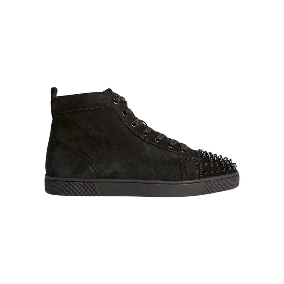 Christian Louboutin Lou Spikes Flat Black (1140458-B049)
