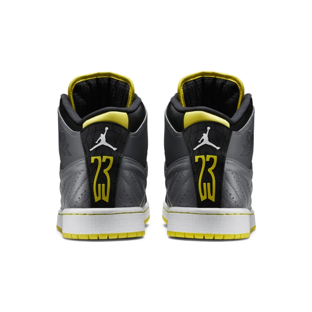 Jordan Air I 1 Retro ’99 Cool Grey/Vibrant Yellow-Black-White Cool Grey/Vibrant Yellow-Black-White (654140-032)