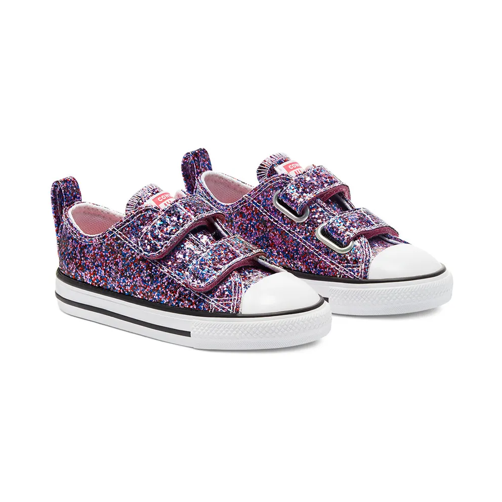 Converse Coated Glitter Easy-On Chuck Taylor All Star Low Top Bold Pink/white/black (770178C)