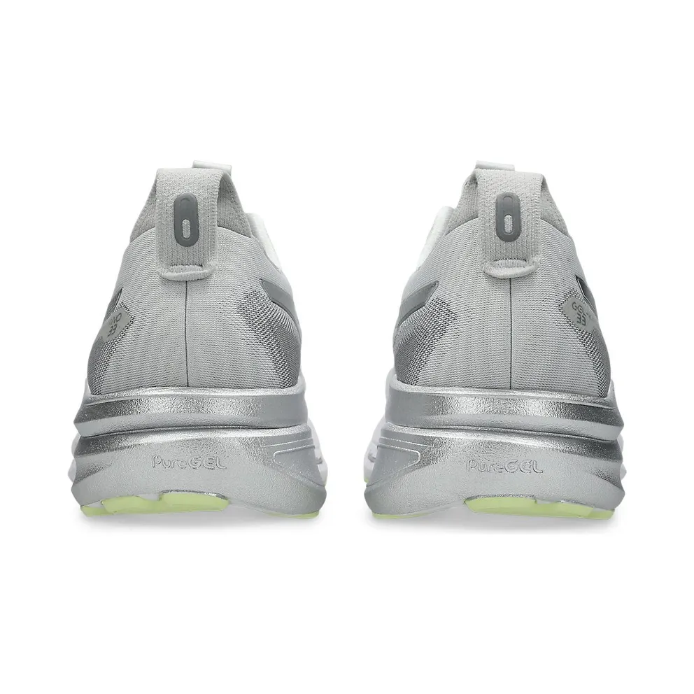 ASICS GEL-KAYANO 33 PLATINUM “Platinum / Glow Green” (1011C307-020)