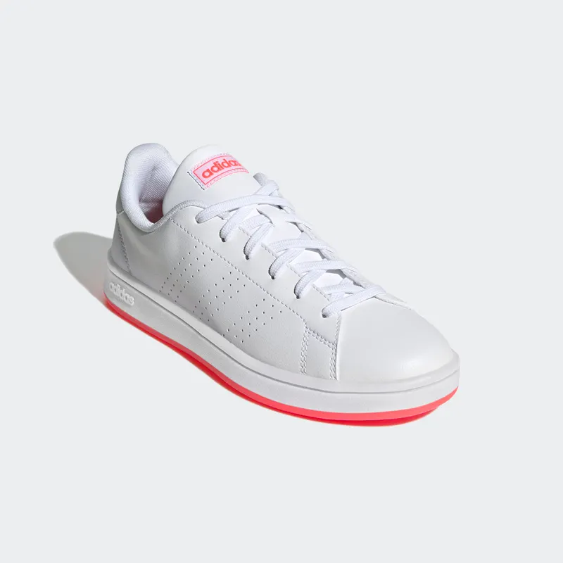 Adidas Advantage Base Cloud White / Cloud White / Signal Pink (FW0987)