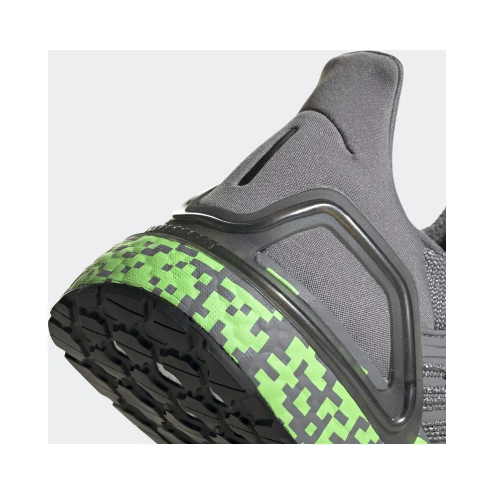 Adidas UltraBoost 20 ‘Grey Digital’ Grey Three/Core Black/Signal Green (EG0705)