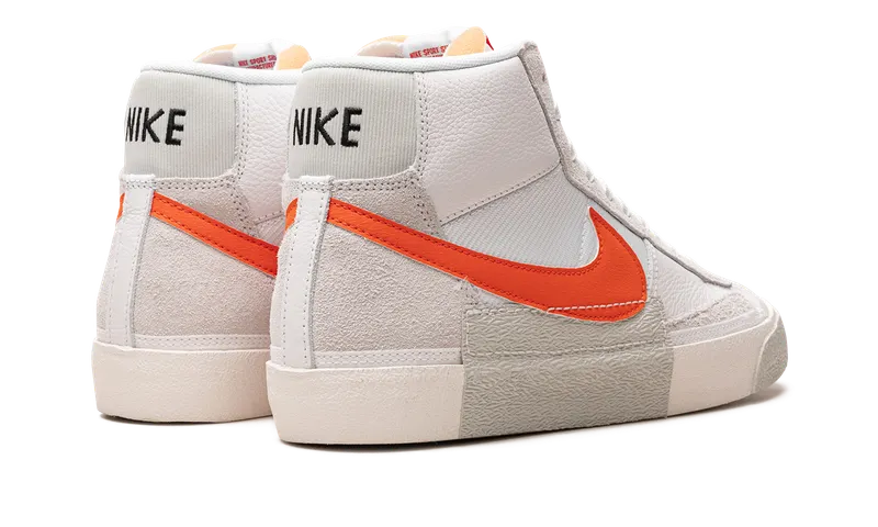Nike Blazer Mid ’77 Pro Club “Remastered – White Safety Orange” (DQ7673-103)