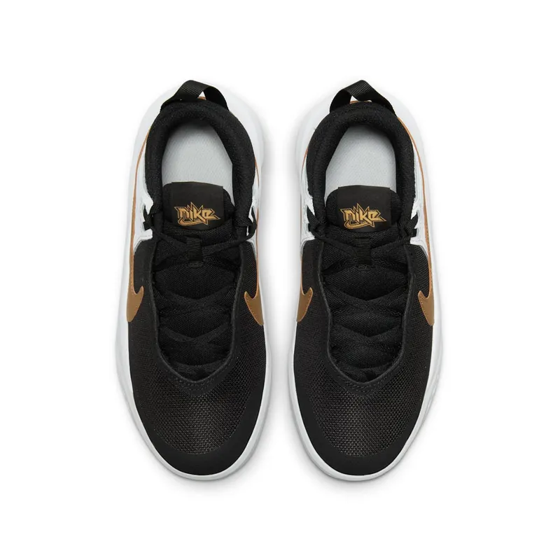 Nike Team Hustle D 10 Black Metallic Gold (CW6735-002)