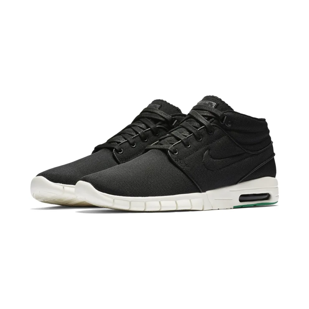 Nike Stefan Janoski Max Mid Black/Black-Neptune Green (807507-003)