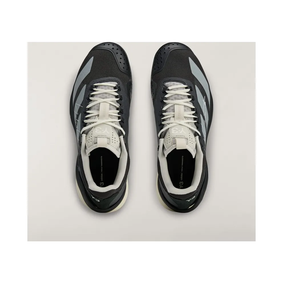 Adidas Y-3 Adizero Cybersonic 2 Tennis Shoes Black / Orbit Grey / Black (JR4348)