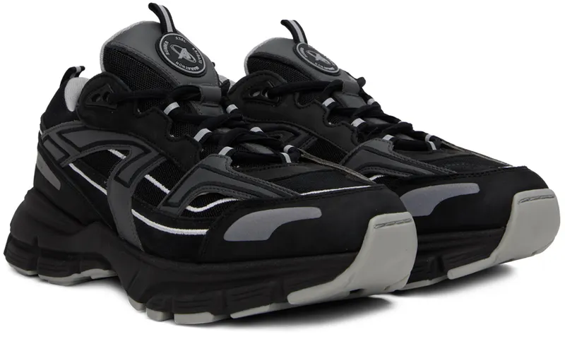Axel Arigato Black & Gray Marathon R-Trail (F0154034)