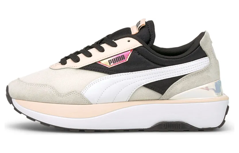Puma Cruise Rider Iridescent damessneakers Roze/Wit (375997-01)