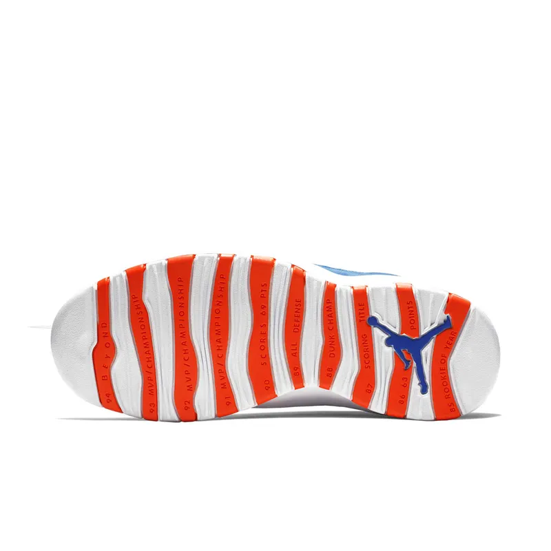 Jordan 10 Retro Tinker Racer Blue/Team Orange-Black (310805-408)