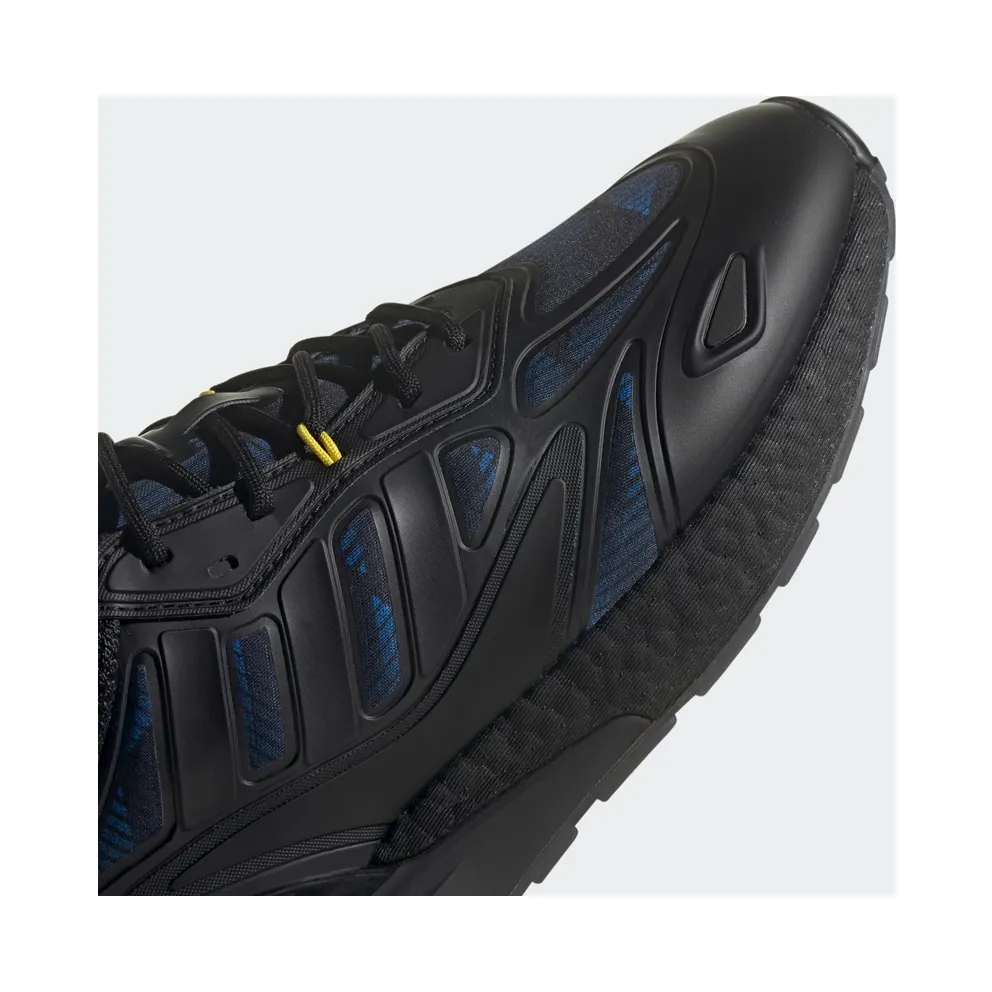 adidas Manchester United ZX 2K Boost 2.0 Core Black / Glow Blue / Yellow (GY3514)