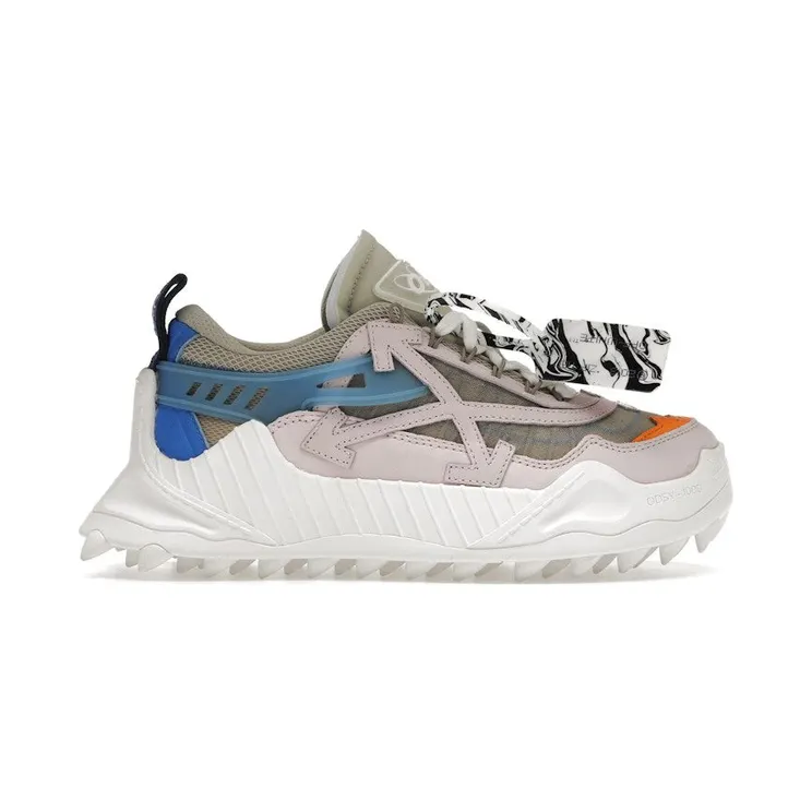 OFF-WHITE Odsy-1000 Beige Pink Blue (OWIA180F21FAB0016130)