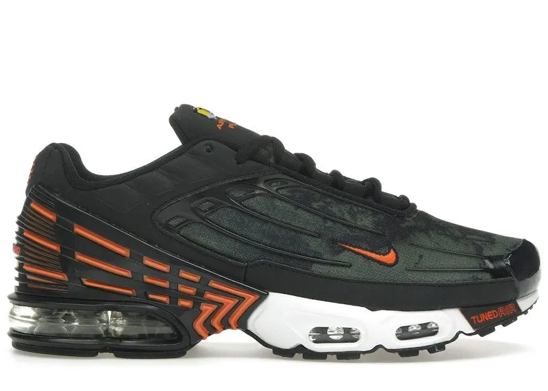 Nike Air Max Plus 3 Camo Medium Olive Safety Orange (FV6914-001)