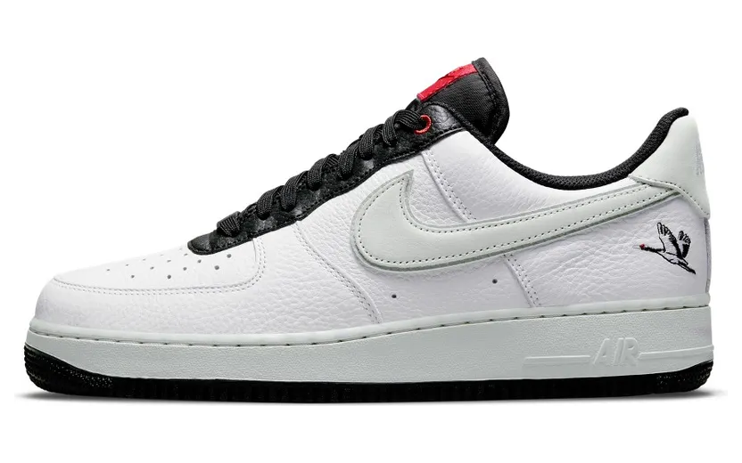 Nike Air Force 1 Low Crane – “White / Photon Dust / Black / Chile Red” (DA8482-100)