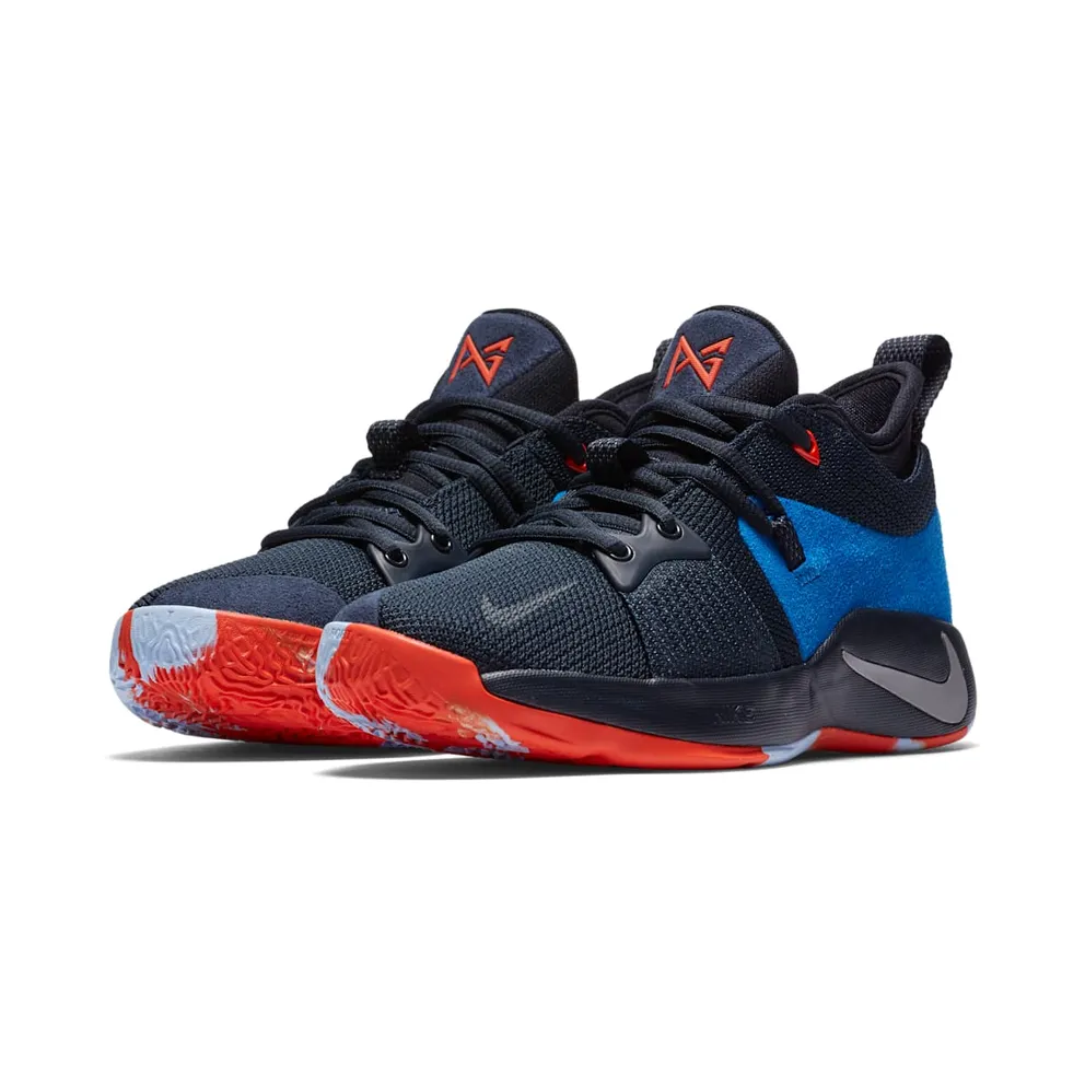 Nike PG 2 Home (GS) Dark Obsidian/Navy-Kinetic Green (943820-400)