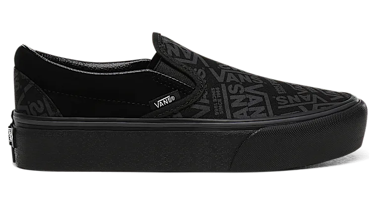 VANS Vans 66 Classic Slip-on Platformschoenen (Zwart)
