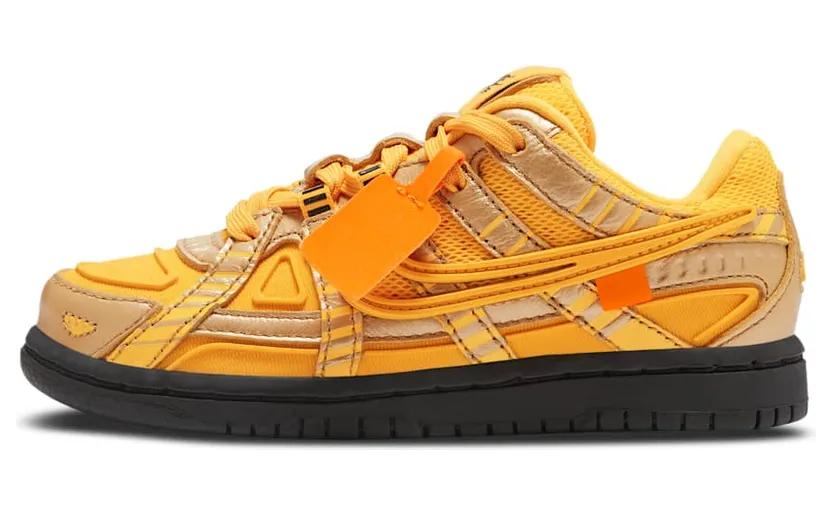 Nike Air Rubber Dunk Off-White University Gold (PS)